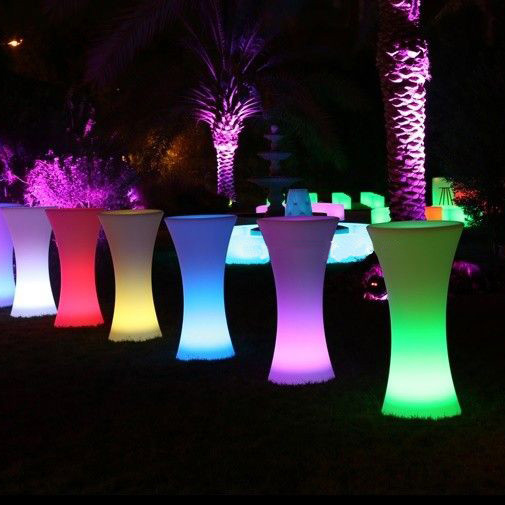 Syndicaat boksen Rijden A&T Events - LED verlichte meubels